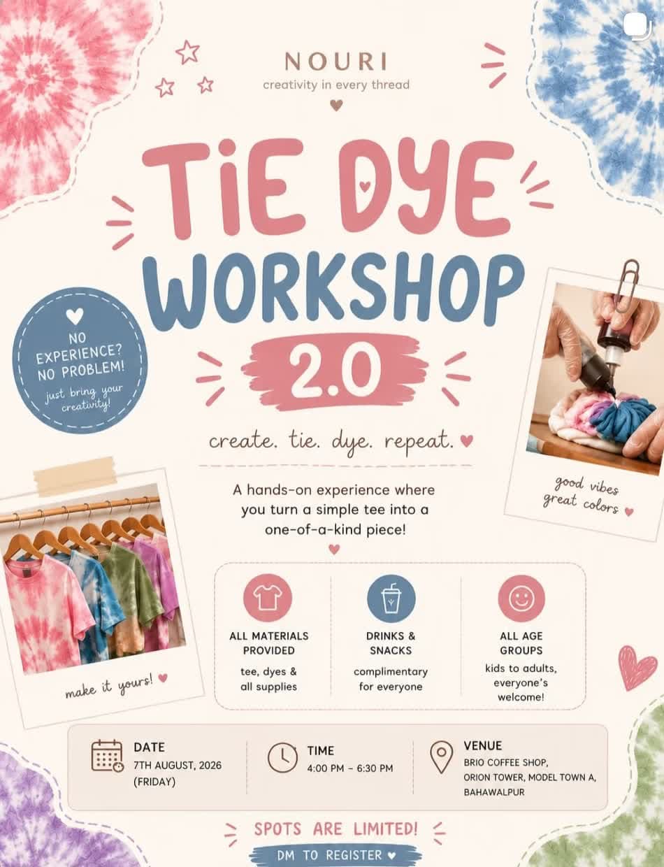 Tie Dye Workshop 2.0